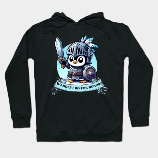 warrior penguin Hoodie